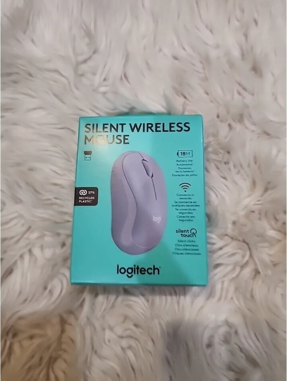 Logitech M240 Silent White Long Range Bluetooth Mouse 910-007116